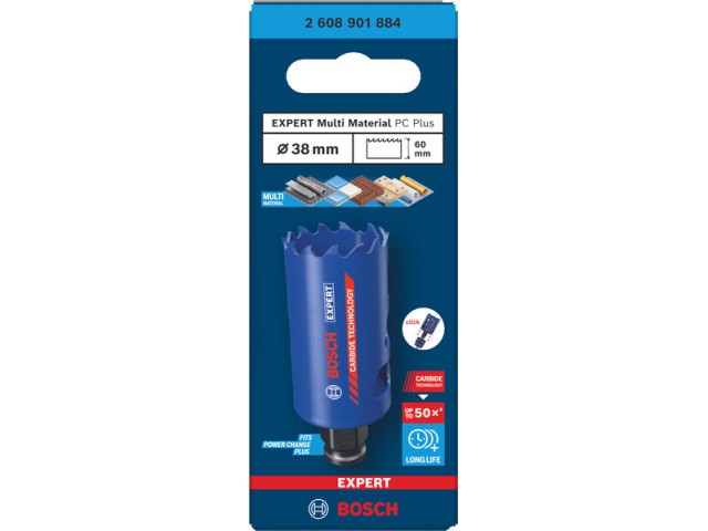 Žaga za izrezovanje lukenj Bosch EXPERT Multi Material Power Change Plus, 2608901884